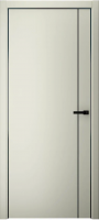 СтильЛайн-4 Эмаль латте, черная алюминиевая кромка с 3х сторон