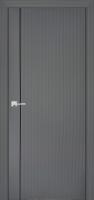 Межкомнатная дверь F5 Софт графит/молдинг черный  