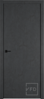 Межкомнатная дверь Urban Z Jet loft BE черная алюминиевая кромка на торцах с 2-х сторон